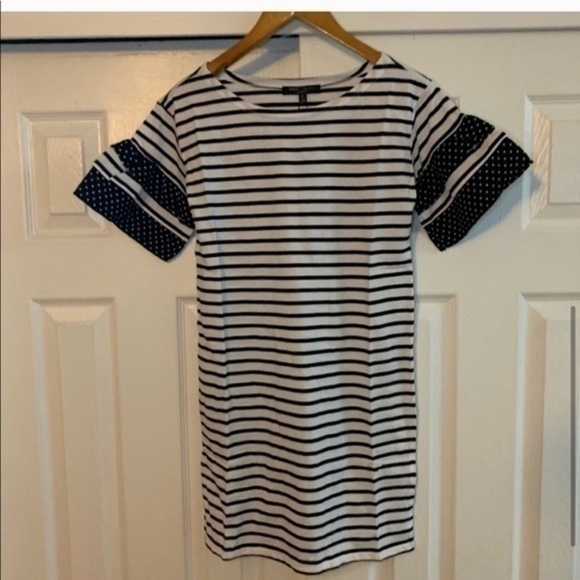 Romeo & Juliet Striped Polka Dot Dress Small - Picture 4 of 7